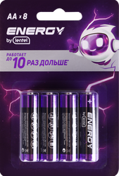 Элемент питания ENERGY BY LENTEL AA LR6-8B, 8шт, фото