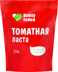 Паста томатная ВЫБОР СЕМЬИ 25%, 70г, детальное фото