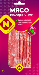 Мясо сырокопченое ОСТАНКИНО Праздничное, нарезка, 100г, фотография
