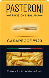 Макароны PASTERONI Казаречче №123, 400г, крупный план