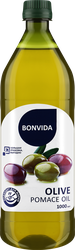 Масло оливковое BONVIDA из выжимок, рафинированное с добавлением масла оливкового нерафинированного, 1л, фото