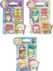 Закладки магнитные для книг MESHU Cute kittens, 4шт, крупный план