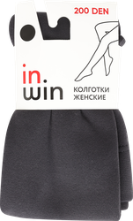 Колготки женские INWIN 200 den серые (графит), Арт. WS097-T, картинка