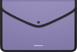 Папка ERICHKRAUSE Matt Pastel bloom, А5+, пластиковая непрозрачная, на кнопке, Арт. 61164, детальное фото