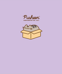 Тетрадь PUSHEEN А5, 48 листов, в клетку, на скрепке, Арт. PS22/5, фотография