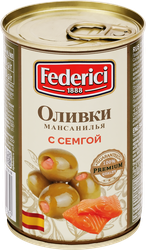 Оливки с семгой FEDERICI, 300г, фото