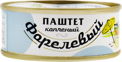 Паштет рыбный копченый ПЕККОНИ форелевый, 90г, вид