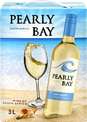 Вино PEARLY BAY Драй Уайт белое сухое, 3л, изображение