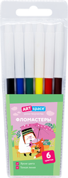 Фломастеры ARTSPACE Рассказы, 6 цветов, изображение