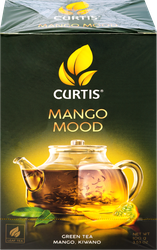 Чай зеленый CURTIS Mango Mood листовой, 100г, вид