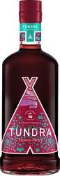 Ликер TUNDRA Bitter Морозная вишня 35%, десертный, 0.5л, крупный план