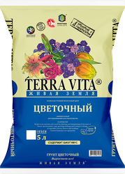 Грунт TERRA VITA Цветочный, 5л, изображение