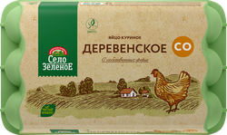 Изображение товара Яйцо куриное СЕЛО ЗЕЛЁНОЕ Деревенское СО, 15шт