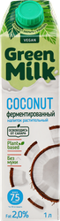 Напиток ячменно-нутовый GREEN MILK Кокос, 1000мл, фотография