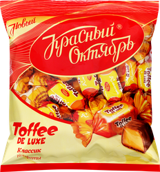 Конфеты КРАСНЫЙ ОКТЯБРЬ Toffee de luxe классик, 250г, изображение