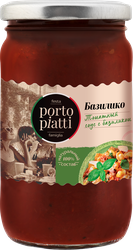 Соус томатный PORTO PIATTI Basilico, с базиликом, 350г, детальное фото