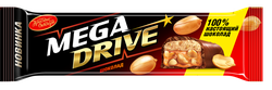 Батончик шоколадный КРАСНЫЙ ОКТЯБРЬ Mega drive с начинкой арахис/нуга/мягкая карамель, 47г, изображение