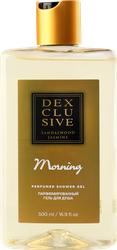 Гель для душа DEXCLUSIVE Morning парфюмированный, 500мл, детальное фото