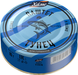 Паштет рыбный ХАМЕ Тунец, 80г, вид