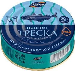 Паштет рыбный ХАМЕ Треска, 80г, изображение