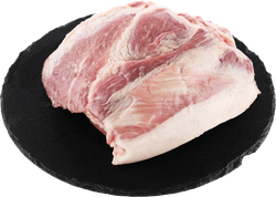 Шея свиная бескостная, вакуумная упаковка, весовая, вид