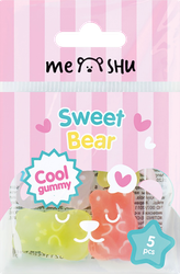 Набор ластиков MESHU Candy bear, Арт. 355991, 5шт, крупный план