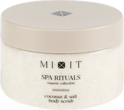 Скраб-бальзам для тела MIXIT Spa Rituals соляной с кокосовой стружкой, 300г, вид