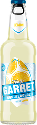 Напиток пивной безалкогольный TONY'S GARRET Hard Lemon Non alcoholic пастеризованный 0,5%, 0.4л, изображение