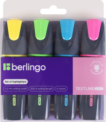 Набор текстовыделителей BERLINGO Textline HL300, Арт. 307914, изображение