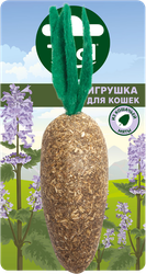Игрушка для кошек TRIOL из прессованной кошачьей мяты, крупный план