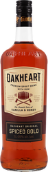 Коктейль OAKHEART Original Spiced Gold с ромом 35%, 1л, вид