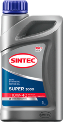 Масло моторное SINTEC Super 3000 10W-40 SG/CD, Арт. 600239, 1л, изображение