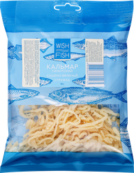 Кальмар сушено-вяленый WISH FISH стружка, 70г, вид