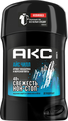 Дезодорант-карандаш мужской АКС Айс чилл, 50мл, изображение