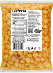 Кукуруза вареная, в зернах, 300г, детальное фото