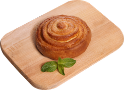 Булочка с сахаром, 80г, вид