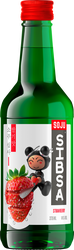 Аперитив SIBSA Соджу, со вкусом клубники 14%, 0.375л, изображение
