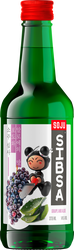 Аперитив SIBSA Соджу, со вкусом виноград-алое 14%, 0.375л, изображение