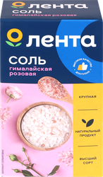 Изображение товара Соль ЛЕНТА Гималайская розовая, крупная, 500г