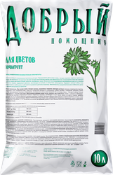 Грунт для цветов ДОБРЫЙ ПОМОЩНИК, 10л, картинка