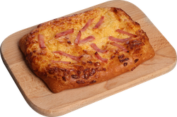 Лепешка сырная с ветчиной, 150г, детальное фото