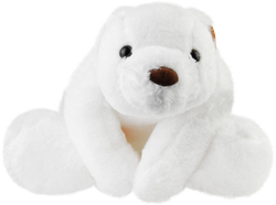 Игрушка мягкая BIGGA Медвежонок белый, 80см, Арт. CW24A-022-80cm, вид
