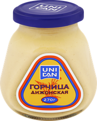 Горчица UNI DAN Дижонская, 270г, детальное фото
