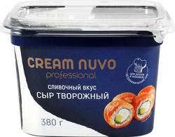 Сыр&nbsp;творожный CREAM NUVO Professional 65%, без змж, 380г, крупный план