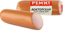 Колбаса вареная РЕМИТ Докторская, 320г, вид
