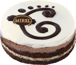 Торт MIREL Три шоколада, 750г, вид