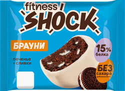 Брауни FITNESSHOCK с ароматом печенья, 50г, вид