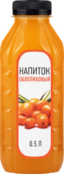 Напиток Облепиховый негазированный, 0.5л, крупный план