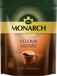 Кофе растворимый MONARCH Велюр, натуральный порошкообразный, 250г, картинка