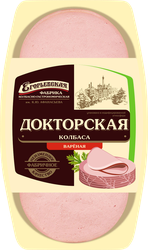 Колбаса вареная КФ ЕГОРЬЕВСКАЯ Докторская, категория А, нарезка, 200г, вид